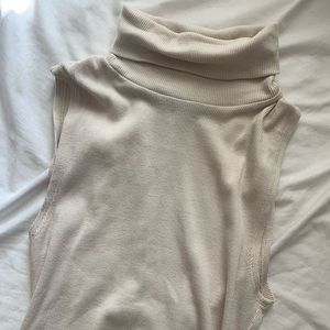 Forever 21 turtleneck sleeveless bodysuit